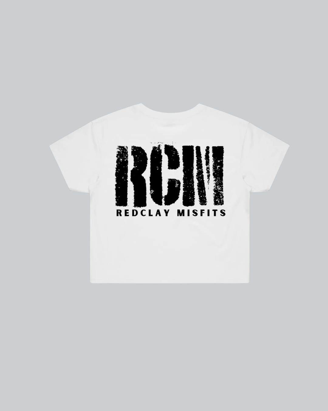 Redclay Misfits Crop Top White