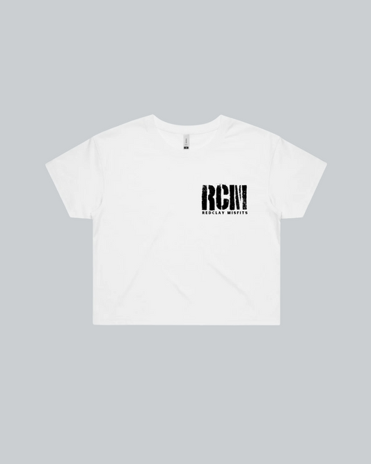 Redclay Misfits Crop Top White
